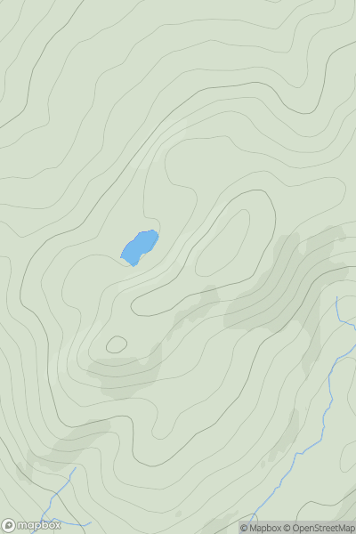 Thumbnail image for Meall Reamhar [Knapdale and Kintyre] [NR778684] showing contour plot for surrounding peak